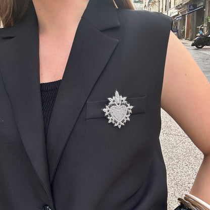 broche-tisse-coeur-argente-divinity-sete