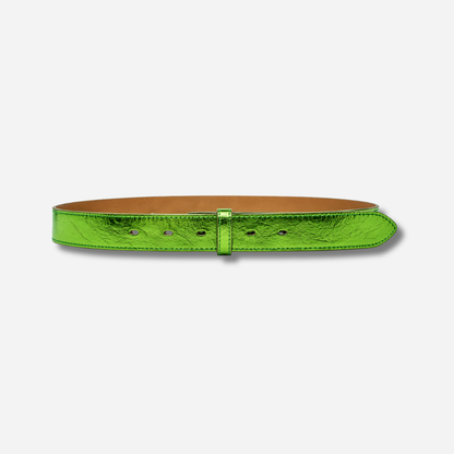 Tige de ceinture interchangeable Yolète métallisée Bottoglia verte et Champagne