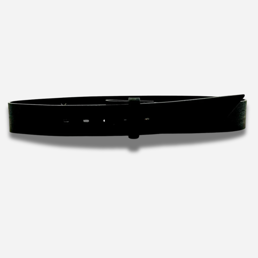 Ceinture cuir Yolète Preto compatible boucles interchangeables