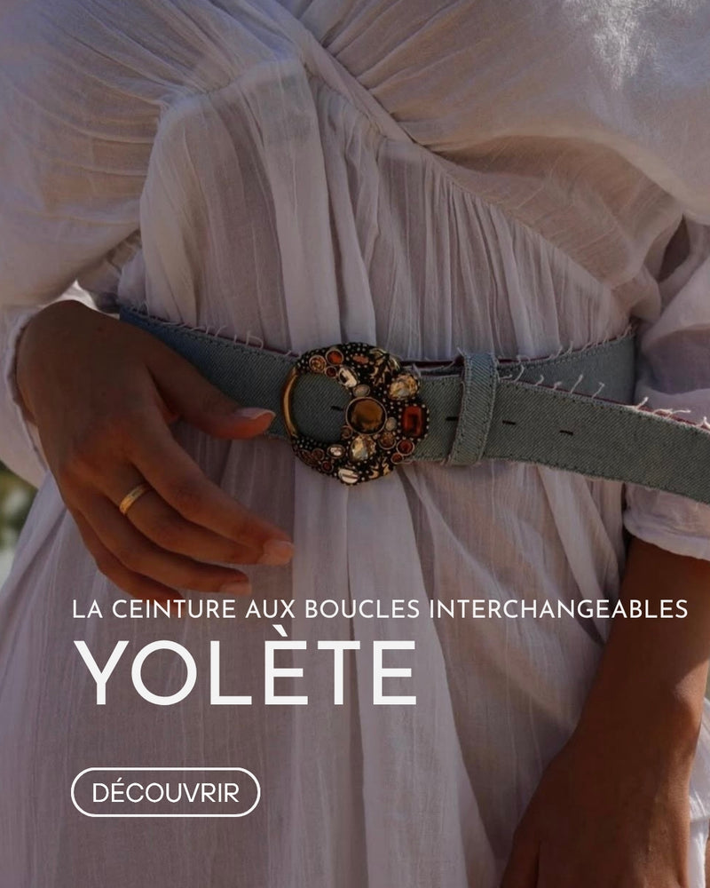 collection ceinture cuir boucle interchangeable yolete divinity sete