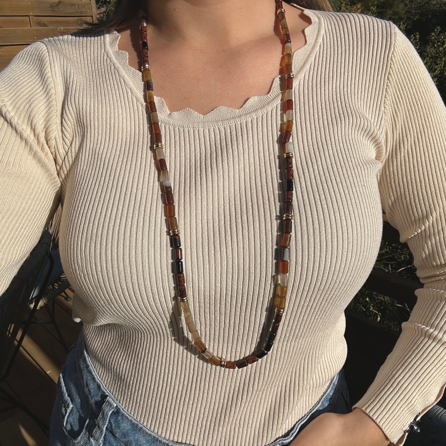 COLLIER - AMBRE SAUVAGE