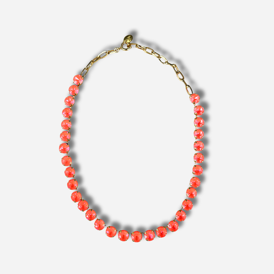 Collier Ava Orange Fluo Crézus néon