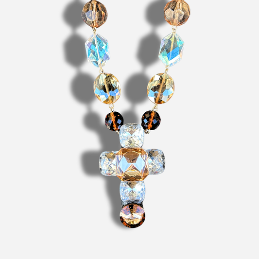 collier-croix-marron-francine-bramli-divinity-sete