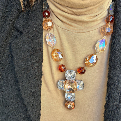 collier-croix-marron-francine-bramli-divinity-sete