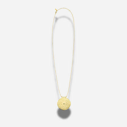 Détail de la médaille gravée Diwali Empreinte Mya Bay