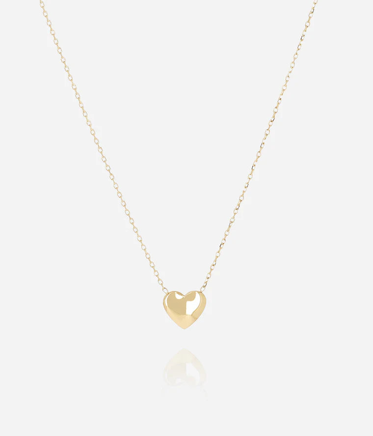 Collier Gram Zag doré pendentif cœur minimaliste