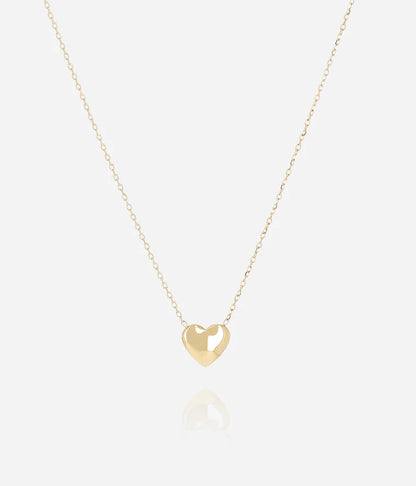 Collier Gram Zag doré pendentif cœur minimaliste