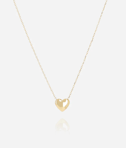 Collier Gram Zag doré pendentif cœur minimaliste