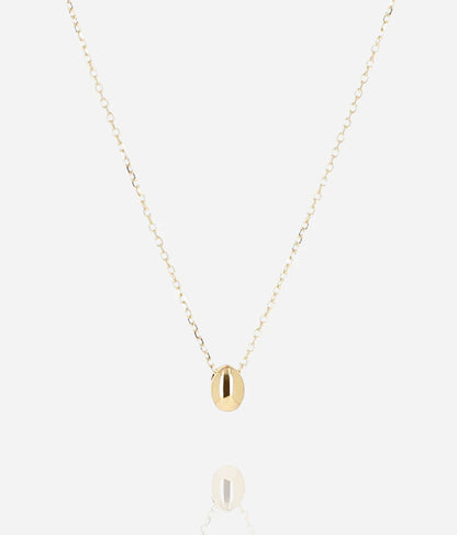 Collier Nerio ZAG pendentif ovale acier inoxydable doré bijou femme Divinity Sète