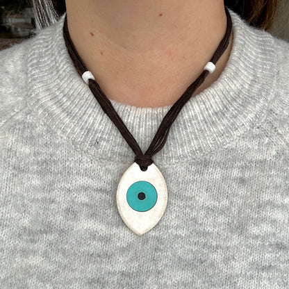 COLLIER - OEIL ACQUADILA