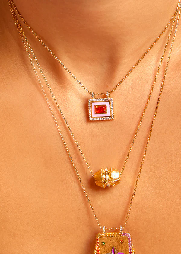 Collier Pink El Paso Mya Bay