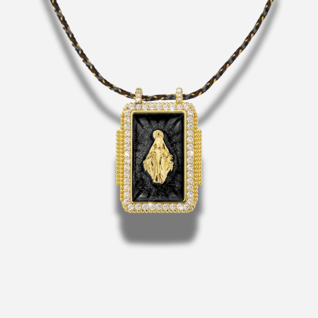 Collier protecteur Mya Bay doré et noir