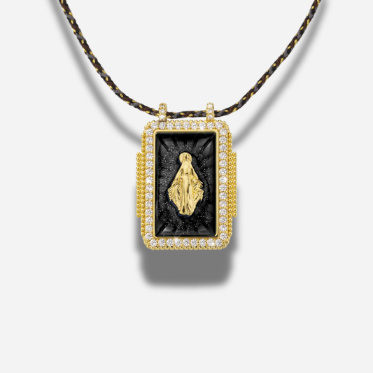 Collier protecteur Mya Bay doré et noir