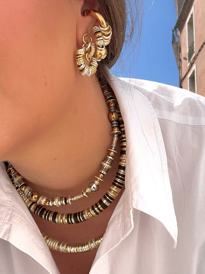 Bijou femme Sigal collier Rondelle Gold doré