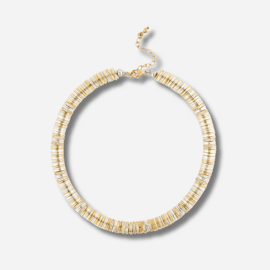 Collier Sigal Rondelle Gold doré – collier femme design contemporain