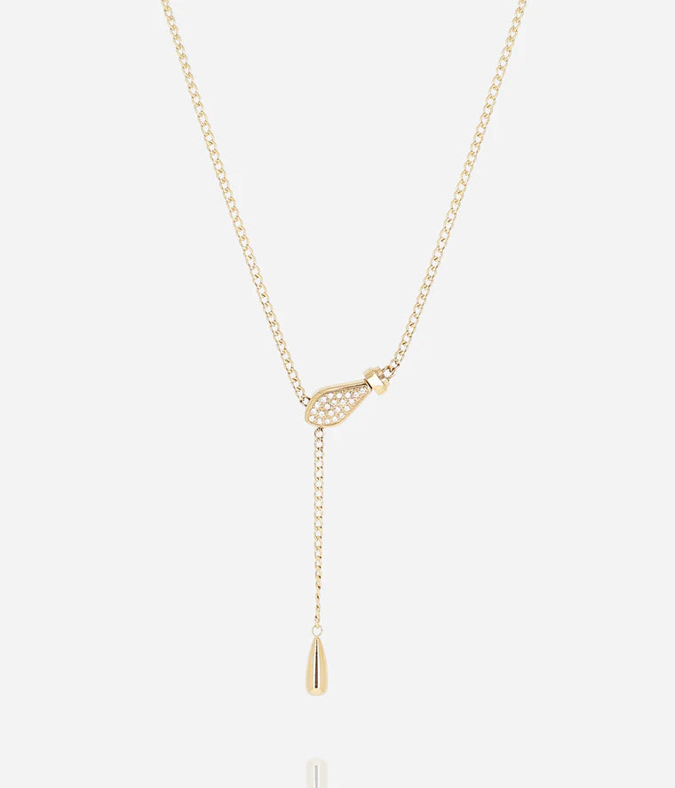 Collier Snake Zag doré chaîne serpent fine