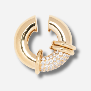 Ear cuff Cosmo Sigal doré cristaux