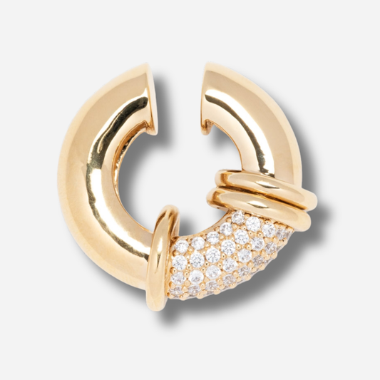 Ear cuff Cosmo Sigal doré cristaux