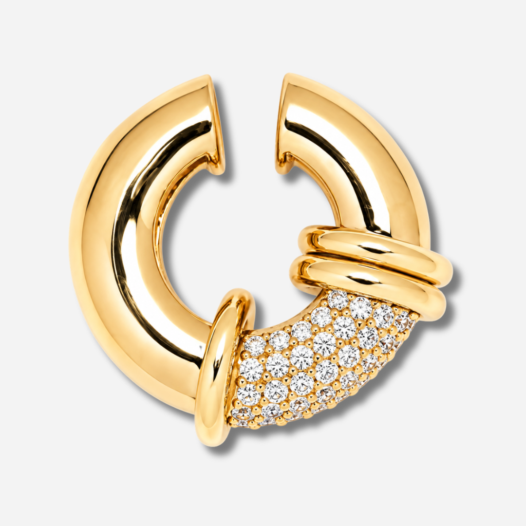 Ear cuff Cosmo Sigal doré cristaux