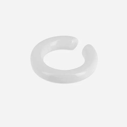 Ear Cuff Mareva ZAG coloré en résine sans piercing disponible en plusieurs coloris