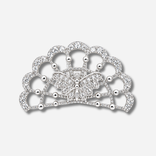 Earcuff Butterfly GELA argent 925 porté sur l’hélix sans perçage