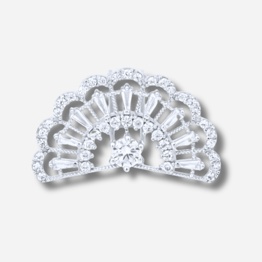 Earcuff Gigi GELA argent 925 porté sur l’hélix sans perçage