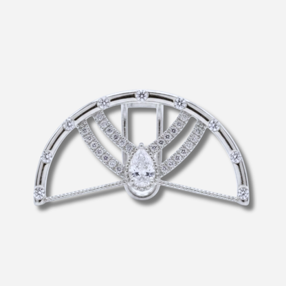 Earcuff Kylie GELA argent 925 porté sur l’hélix sans perçage