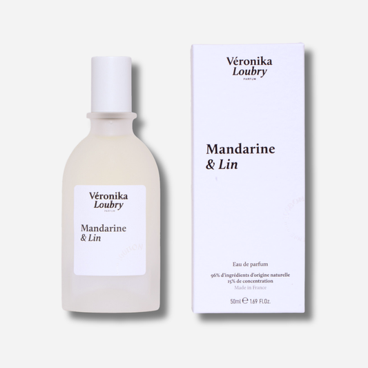 Flacon Eau de Parfum Mandarine & Lin Véronika Loubry 50 ml
