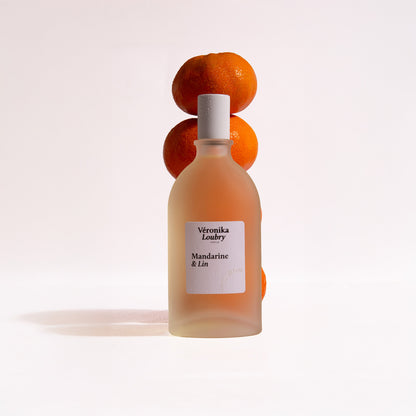 Flacon Eau de Parfum Mandarine & Lin Véronika Loubry 50 ml
