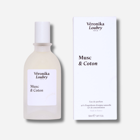 Flacon Eau de Parfum Musc & Coton Véronika Loubry 50 ml