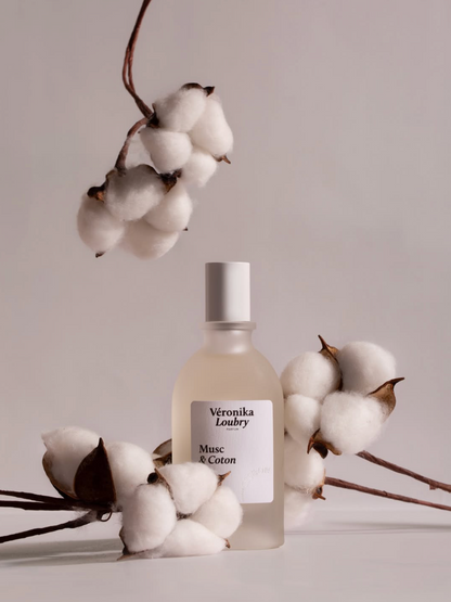 Flacon Eau de Parfum Musc & Coton Véronika Loubry 50 ml