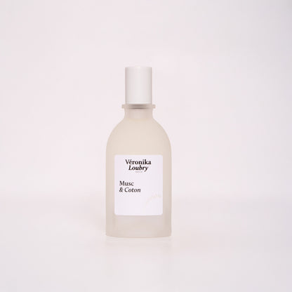 Flacon Eau de Parfum Musc & Coton Véronika Loubry 50 ml