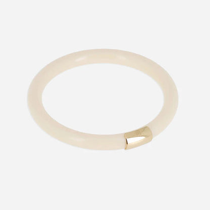 Jonc Bangkok résine colorée bracelet rigide femme détail doré tendance Divinity Sète