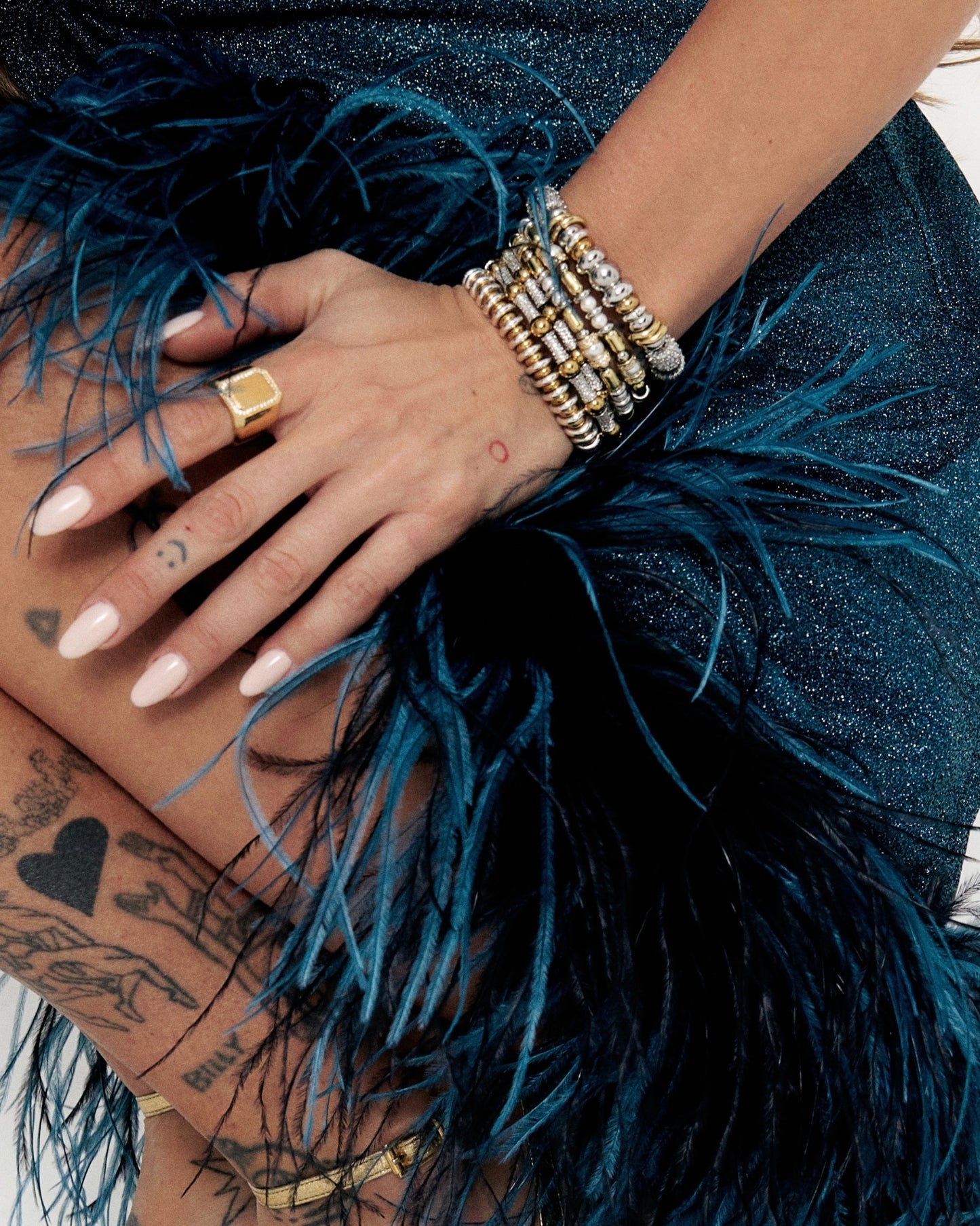 Bracelet Sigal jonc bicolore doré argent