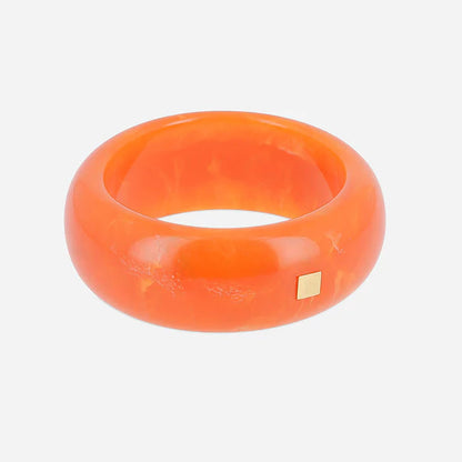 Jonc Poliu large résine colorée bracelet épais femme tendance Divinity Sète