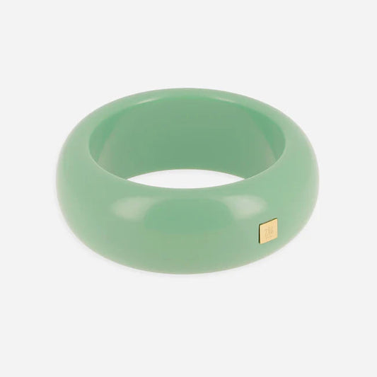 Jonc Poliu large résine colorée bracelet épais femme tendance Divinity Sète