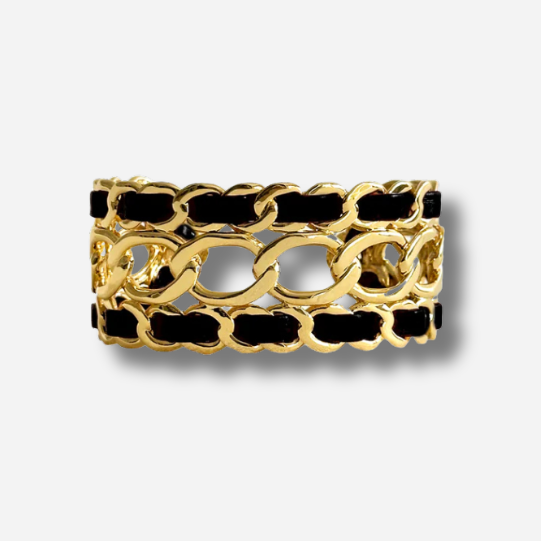Petite manchette Decembre noir Annee manchette fine interchangeable femme