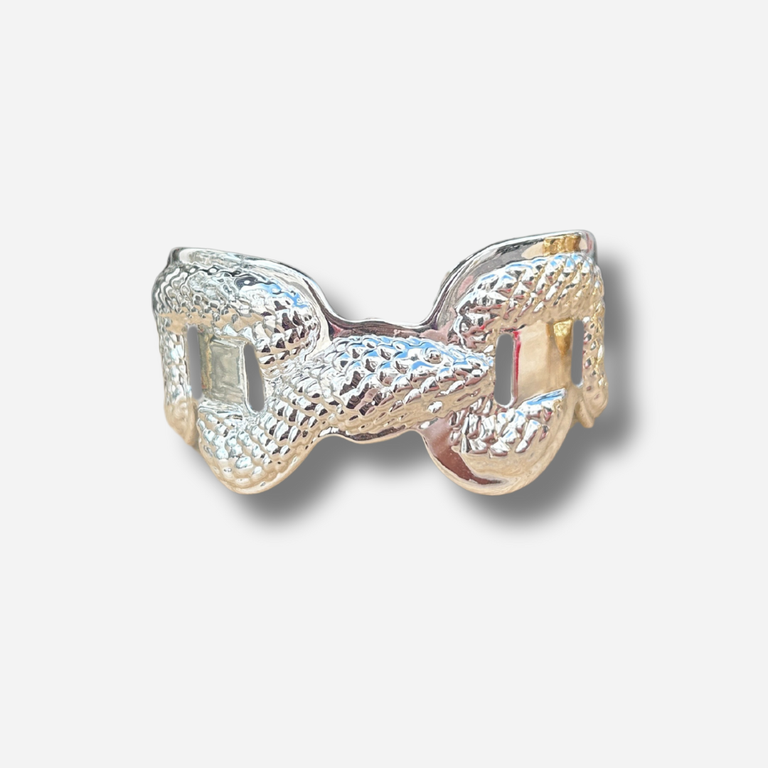 Manchette serpent Annee doré argent manchette interchangeable femme