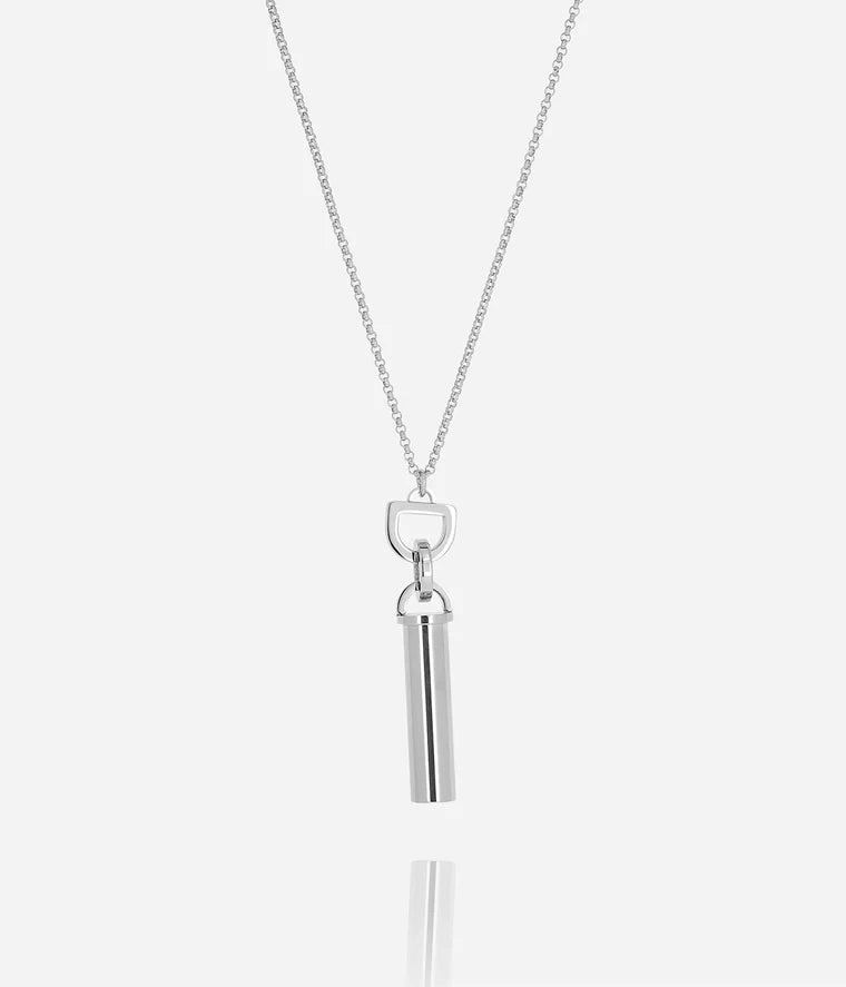Collier Baia ZAG pendentif capsule ouvrable acier inoxydable bijou personnalisable Divinity Sète