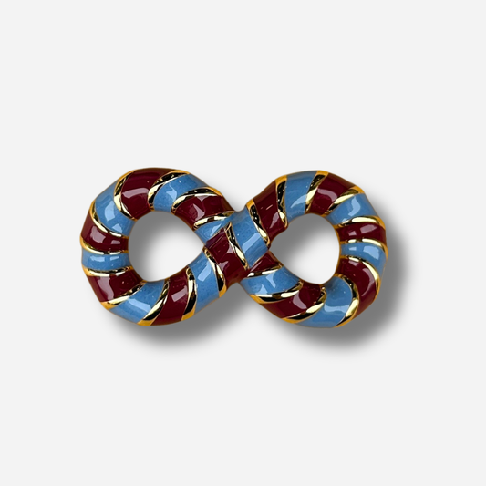 Ornement BIM Annee bordeaux bleu dore accessoire foulard bracelet