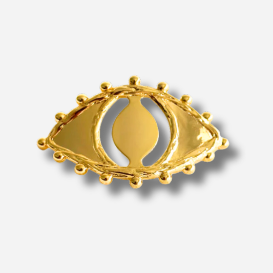 Ornement bon oeil Annee dore accessoire foulard bracelet