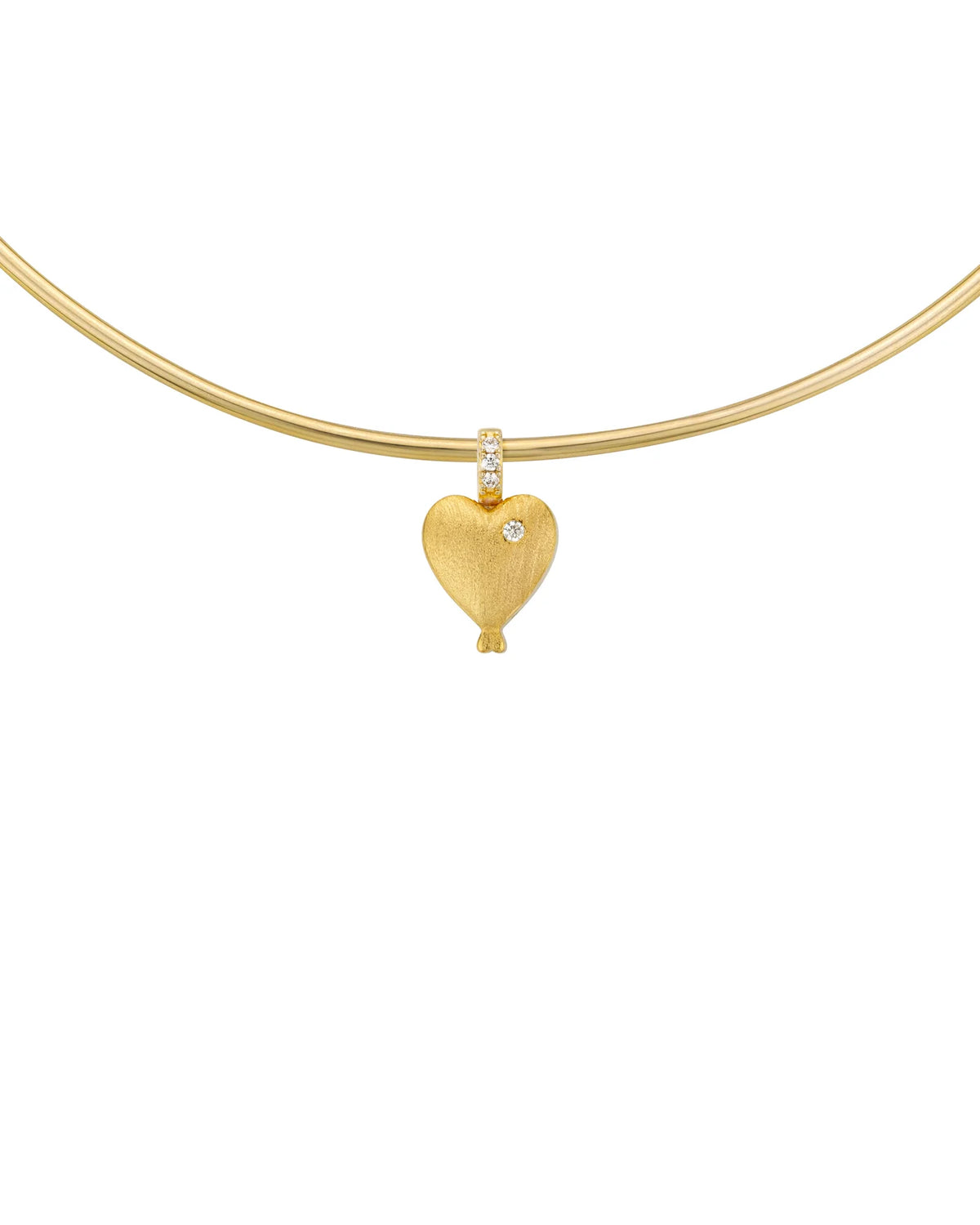 Pendentif Little Twin Hearts Gold MYA BAY deux cœurs dorés pour collier Torque
