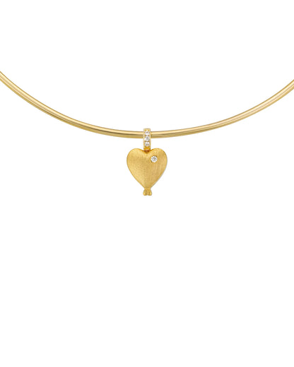 Pendentif Little Twin Hearts Gold MYA BAY deux cœurs dorés pour collier Torque
