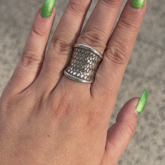 Bague Tribu 4 réglable en argent 925 pour femme – Divinity Sète
