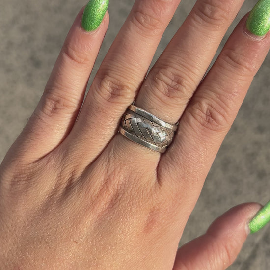 Bague Tribu 6 réglable en argent 925 pour femme – Divinity Sète
