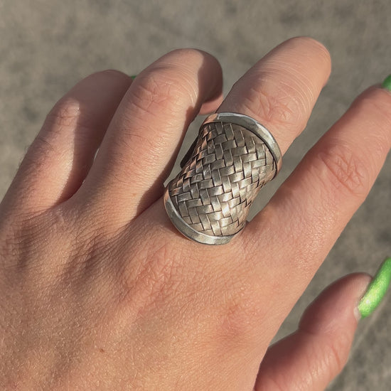 Bague Tribu 5 réglable en argent 925 pour femme – Divinity Sète
