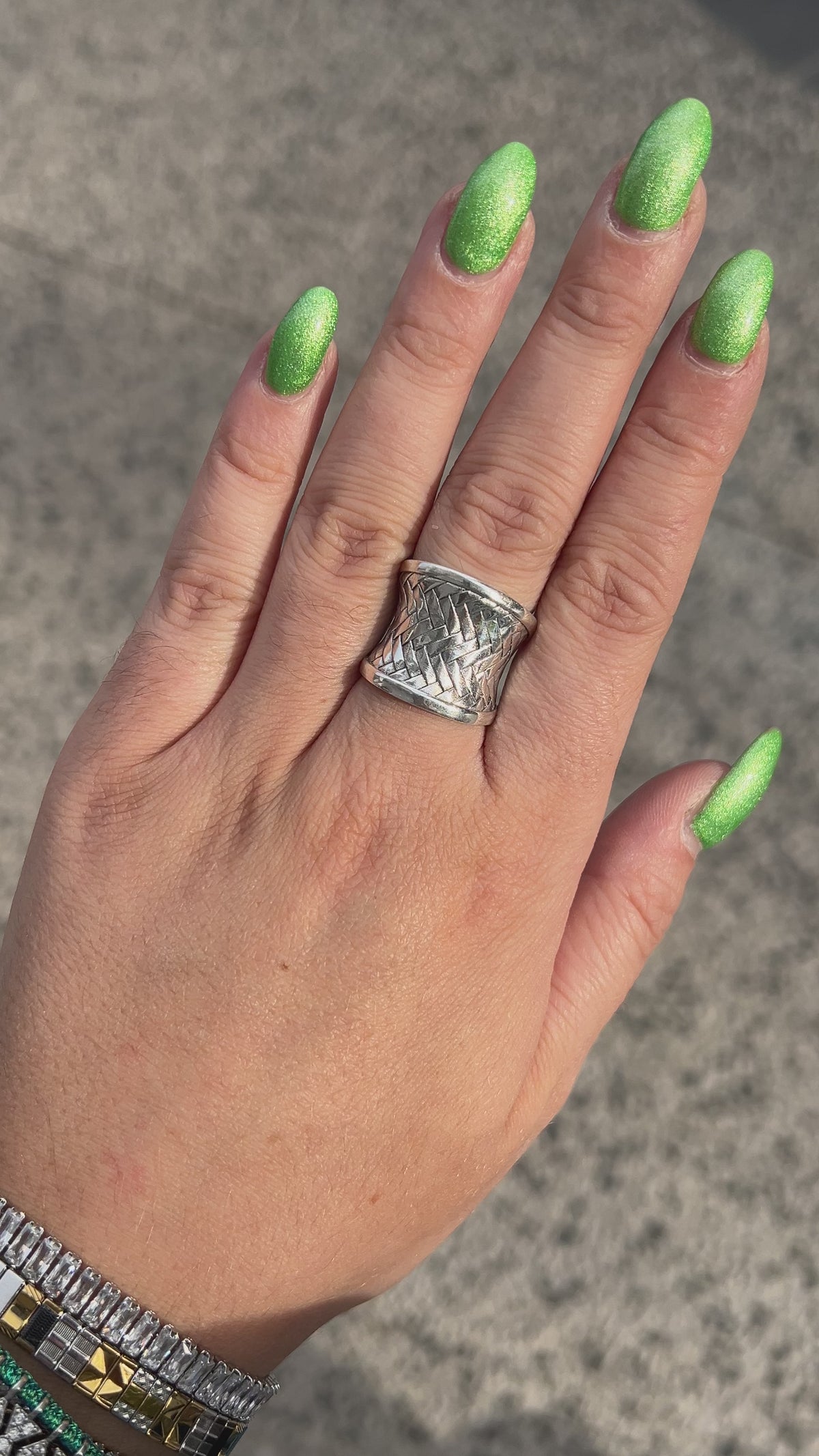 Bague Tribu N°2 réglable en argent 925 pour femme – Divinity Sète

