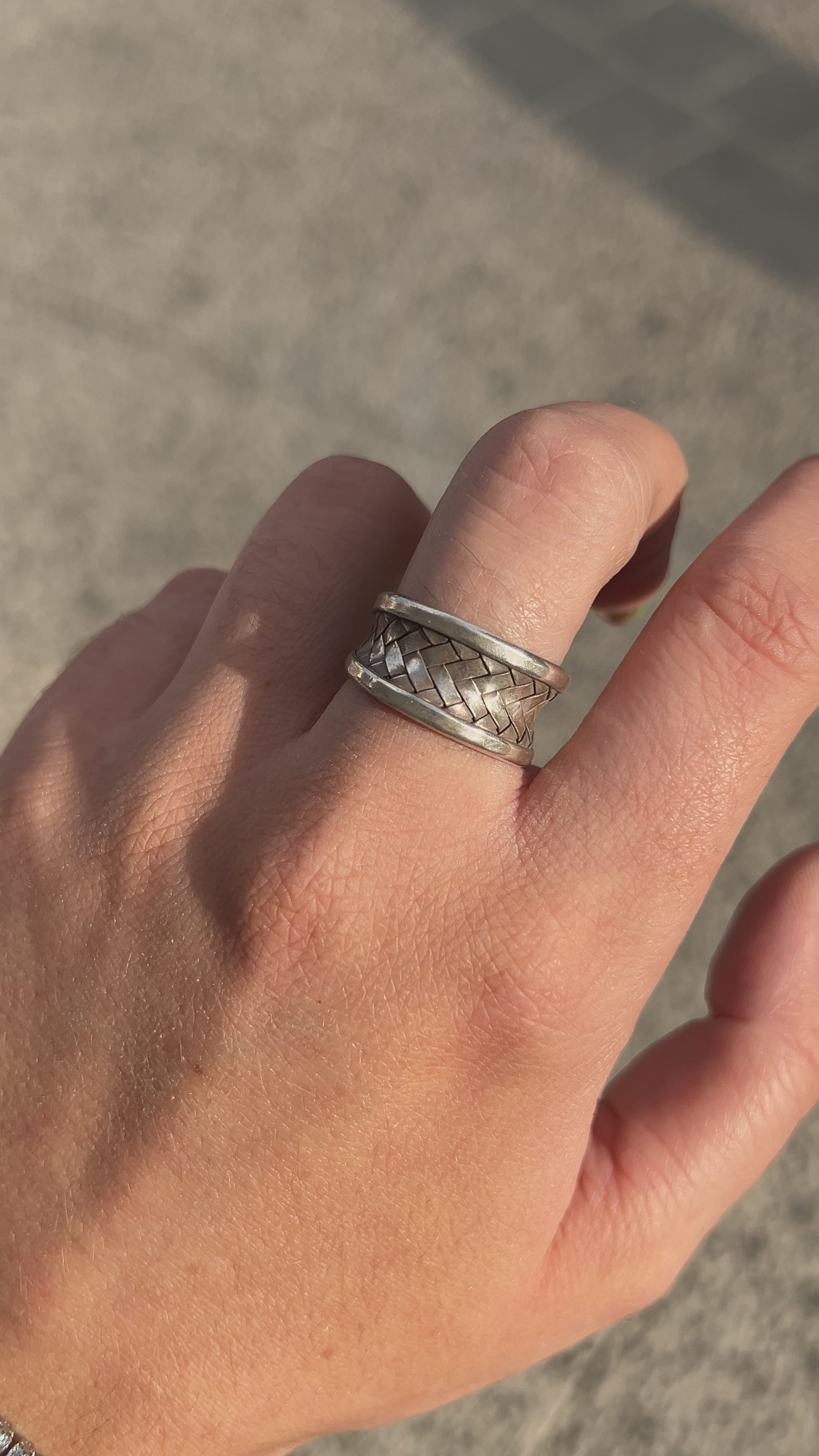 Bague Tribu 7 réglable en argent 925 pour femme – Divinity Sète
