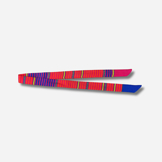 Ruban 1 cm Rayures Coloré An-née multicolore pour manchette
