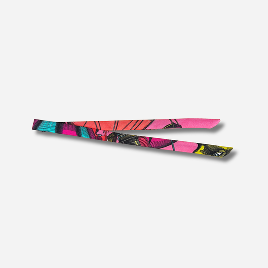 Ruban 1 cm La Fete flashy foulard fin coloré bijou manchette femme